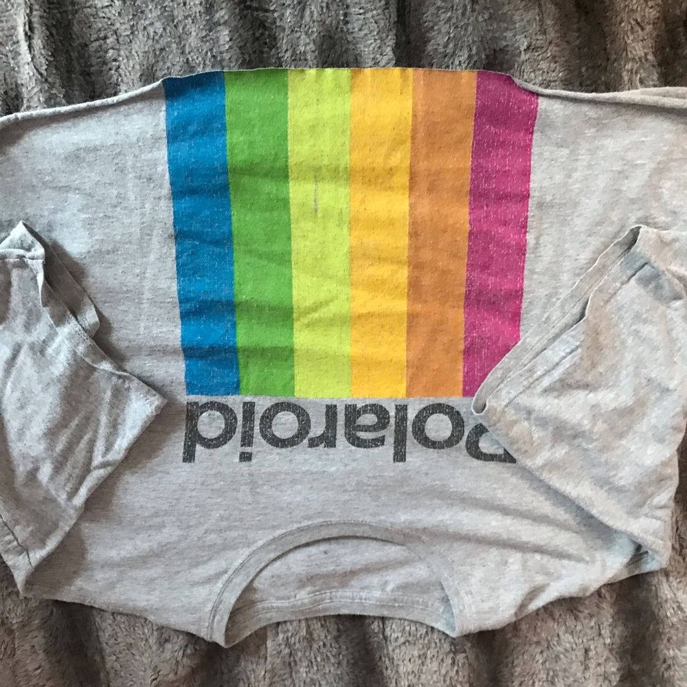 Sold|Polaroid Cropped Tee